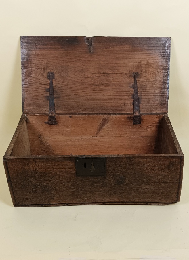 Antique Elm Bible Box